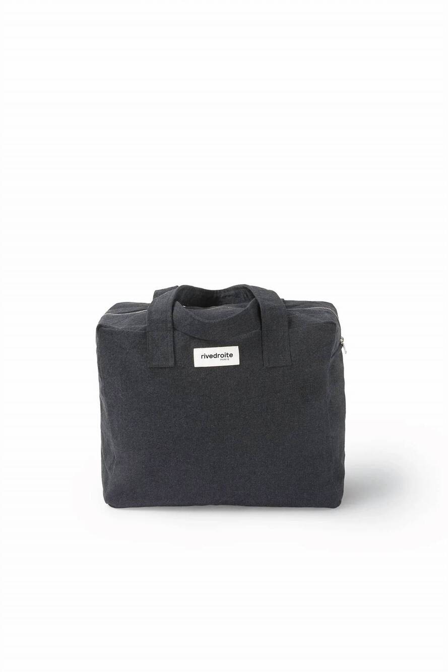 NEW RIVEDROITE PARIS unisex célestins 24-hour bag in black